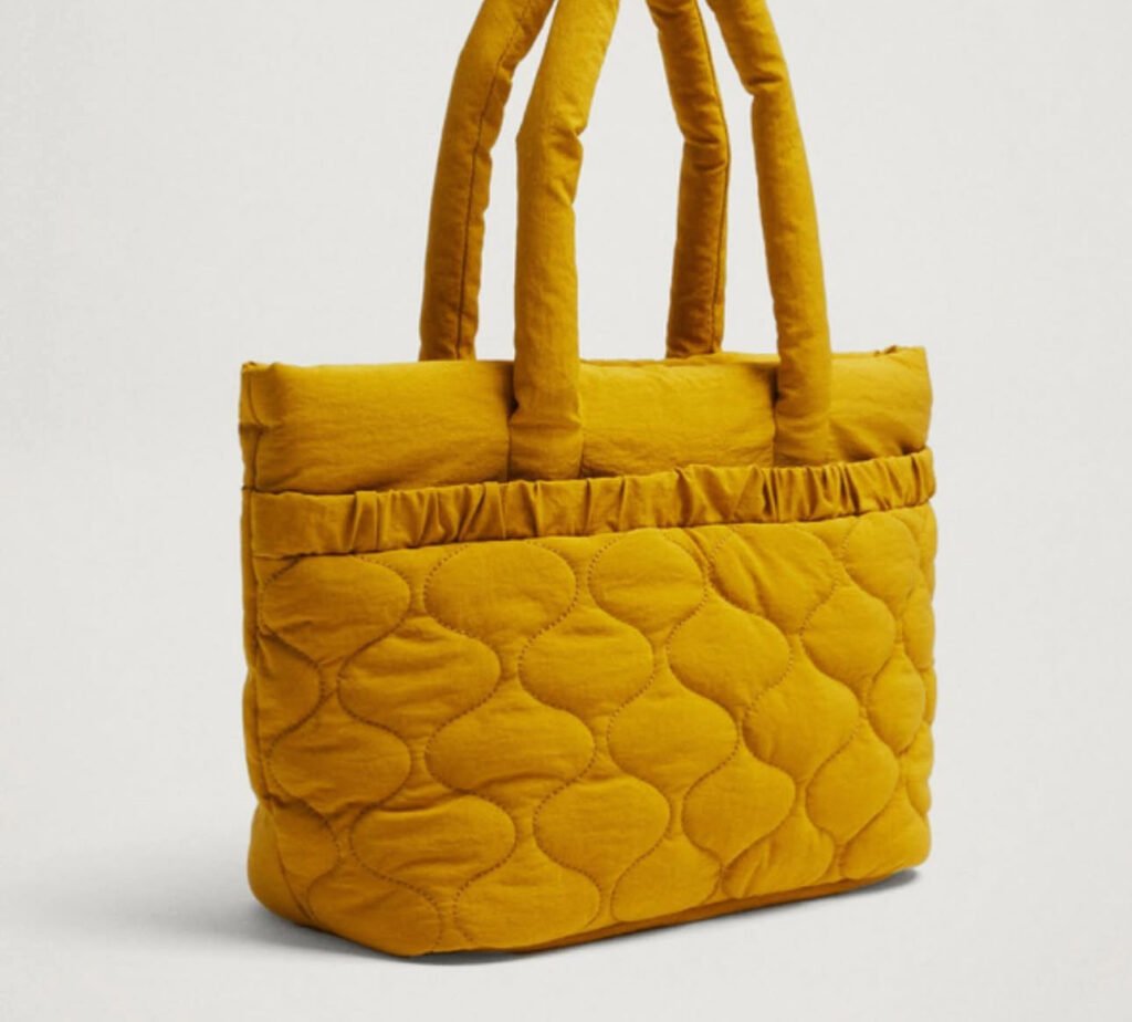 Large Tote Bag with Pleats (Parfois)